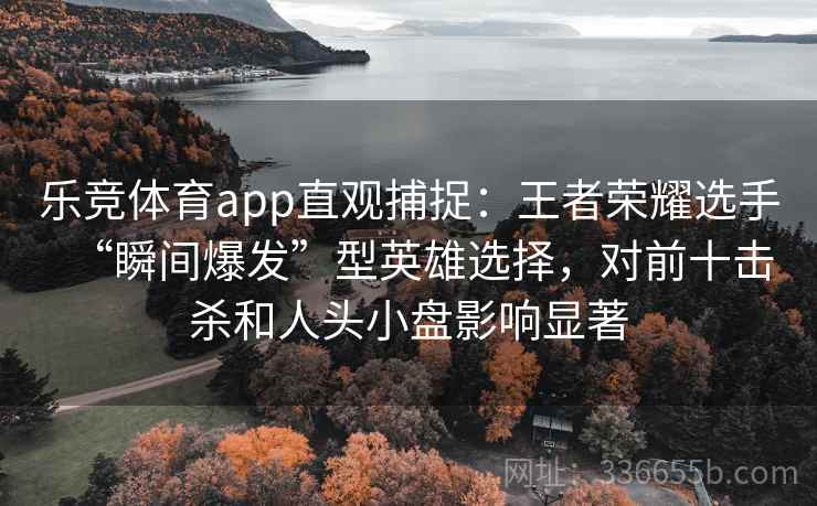 乐竞体育app直观捕捉：王者荣耀选手“瞬间爆发”型英雄选择，对前十击杀和人头小盘影响显著