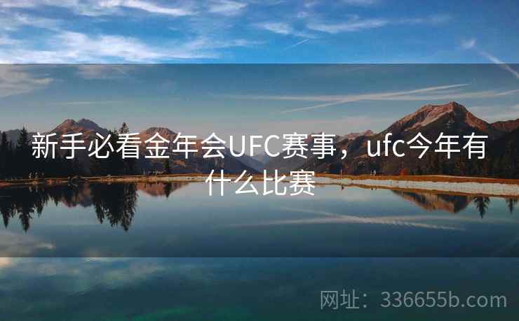 新手必看金年会UFC赛事，ufc今年有什么比赛