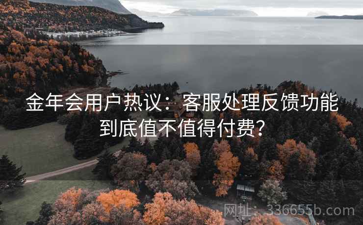 金年会用户热议:客服处理反馈功能到底值不值得付费? 金年会用户热议:客服处理反馈功能到底值不值得付费?