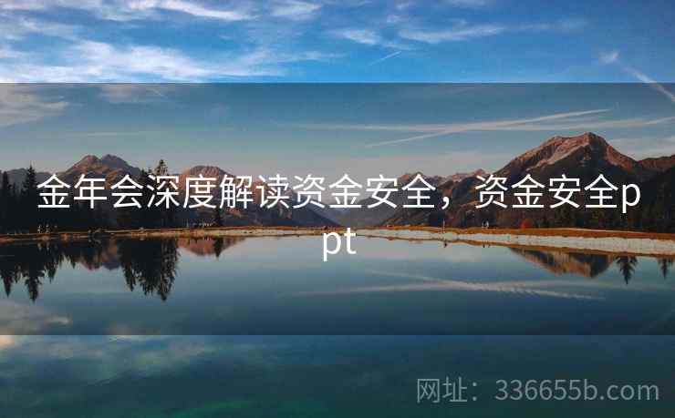 金年会深度解读资金安全,资金安全ppt 金年会深度解读资金安全,资金安全ppt
